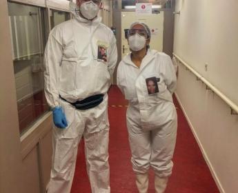 Verpleegkundige op Covid-unit