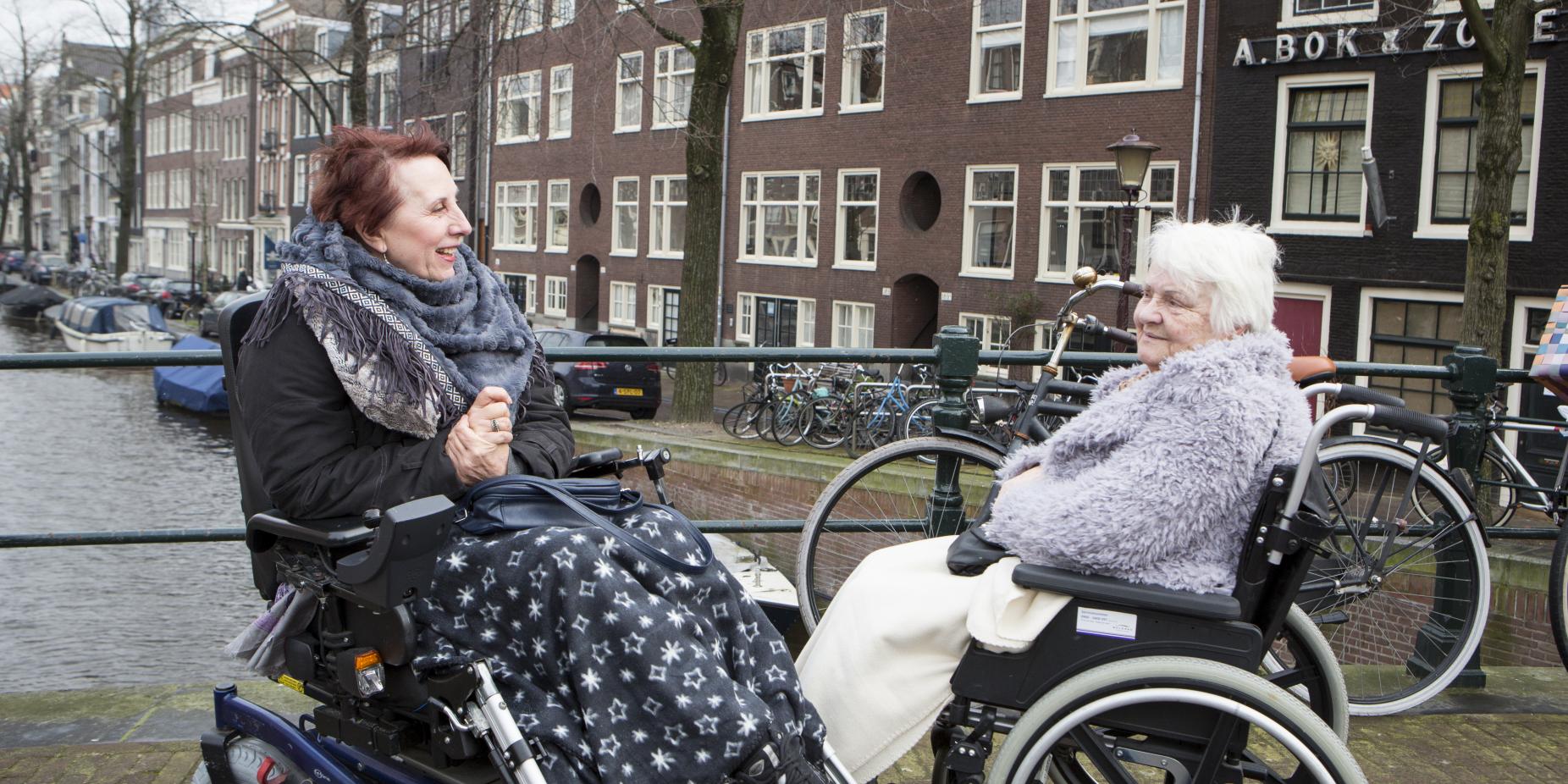 Cliënten in rolstoel