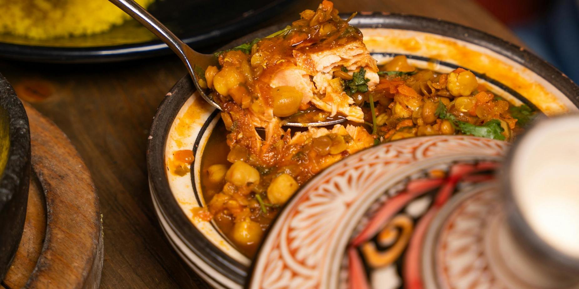 Kip uit Tajine met groenten