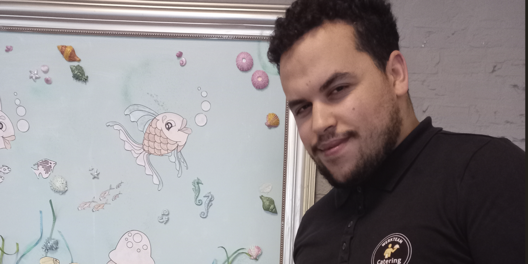 Mohammed met Marokkaanse cake