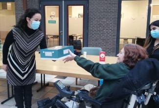 Burgemeester Halsema op bezoek