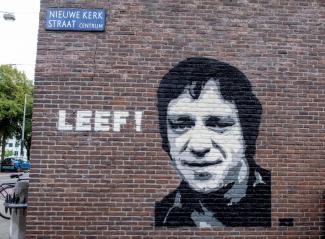 De herstelde muurschildering