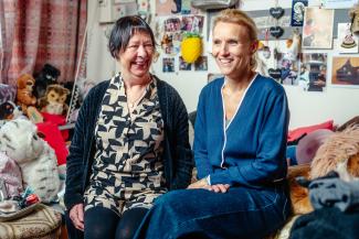 Roeline Biemond en bewoonster