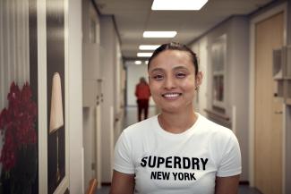 Punja, stagiaire Verzorgende IG